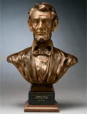 Click on this picture to learn more about our Cabinet Size Lincoln bronze sculptures