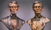 Click to learn more about our bonze life Size  Lincoln busts